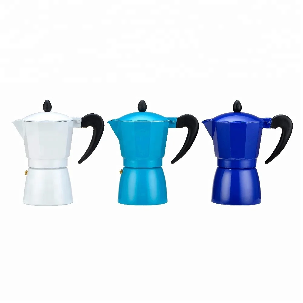 colored coffee pots