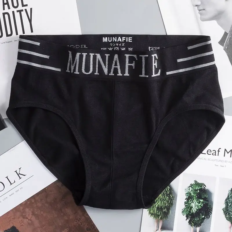 

Hotsell Munafie Men's Nylon Briefs Printed Letter Comfy Underpants Soft Good Elasticity Underwear mens briefs, White,black ,blue