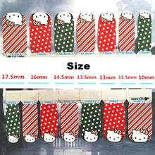 Blue Pink Green hellow cat Nail Arts Nail Sticker Waterproof Nail Decal Sticker Gel Polish French