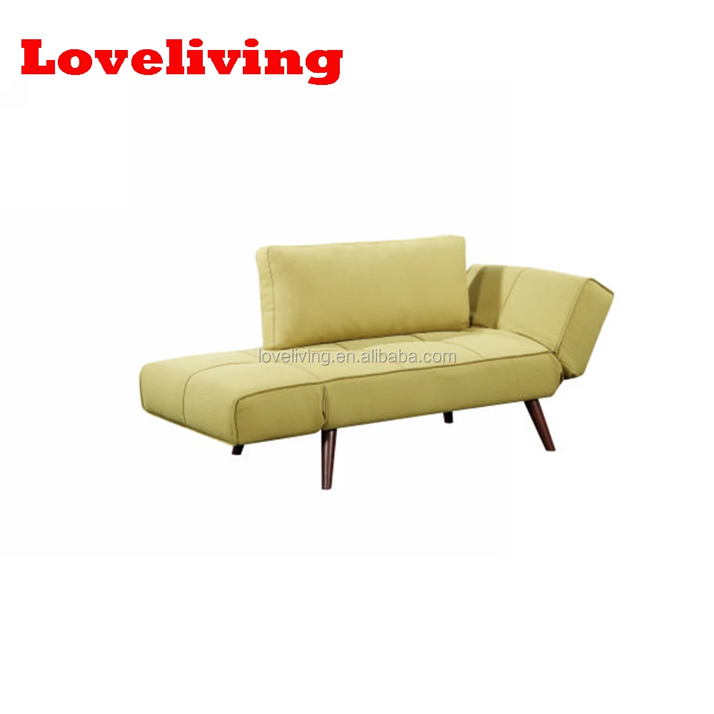 Folding Single Sofa Cum Bed Wooden Frame Design With Arms Convertible