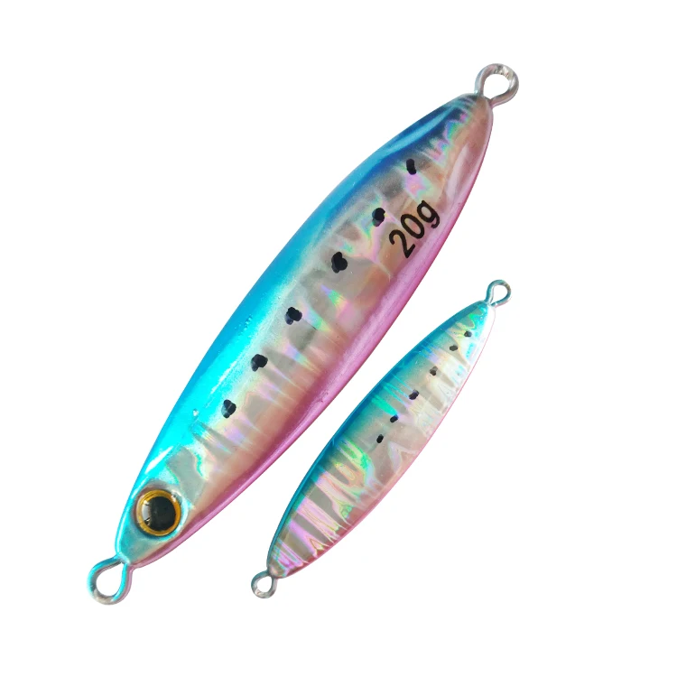 

FUNADAIKO 10g15g20g baby jig slow light jigging metal fishing lures micro Jig metal jig 15 g, Various colors or customized