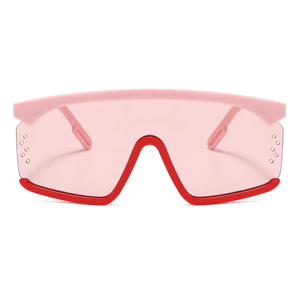 

20232 Superhot Eyewear 2019 Fashion Women Designer Sun glasses One piece Lens Shield Sunglasses