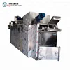 Jinan eagle industrial hot air steam hot water tunnel belt dryer machine for soya protein and dog food fish feed