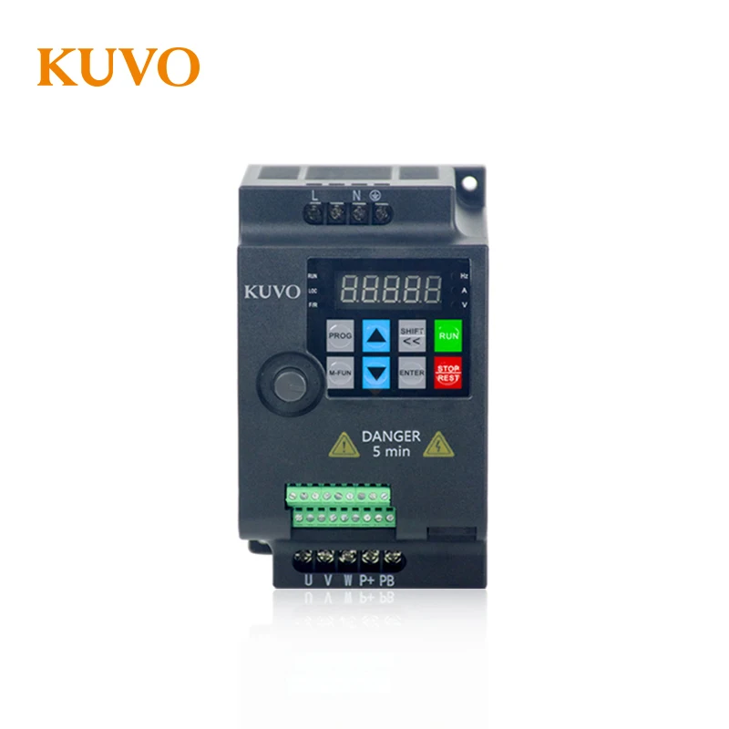 
230V Single Phase Input 0.75kw 1HP Mini VFD Variable Frequency Drive Inverter for Motor Speed Control 