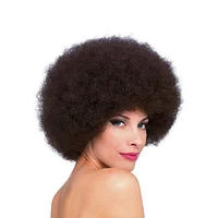 

2018 Hot Selling Brown Color Non Lace Afro Kinky Curly Virgin Brazilian Human Hair Wig For Black Women
