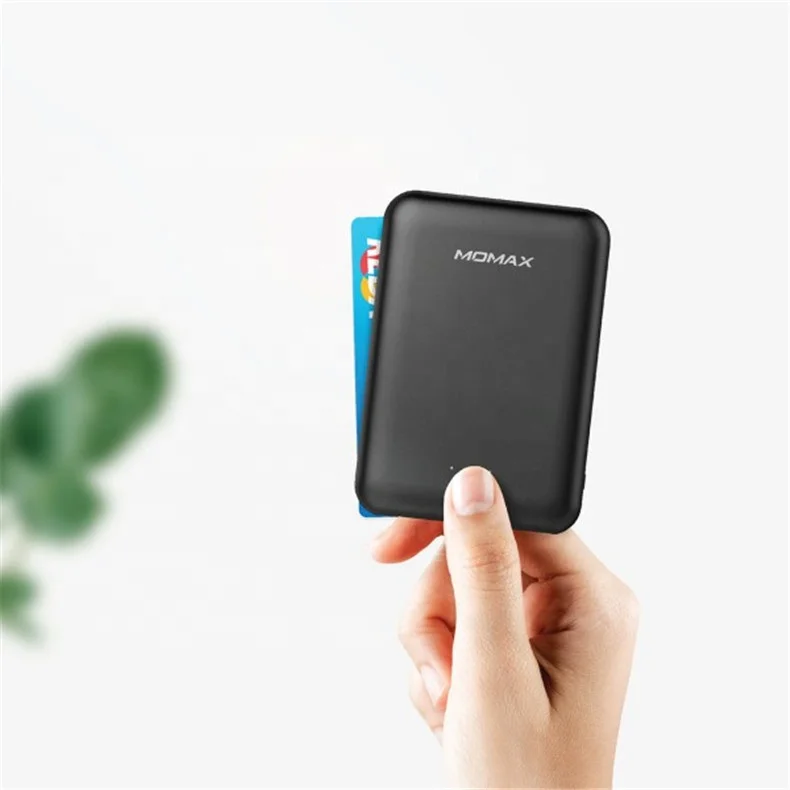 

MOMAX new 5000mah Power Bank Trending Products Promotional Gift Ultra Slim Portable Powerbank, Black white