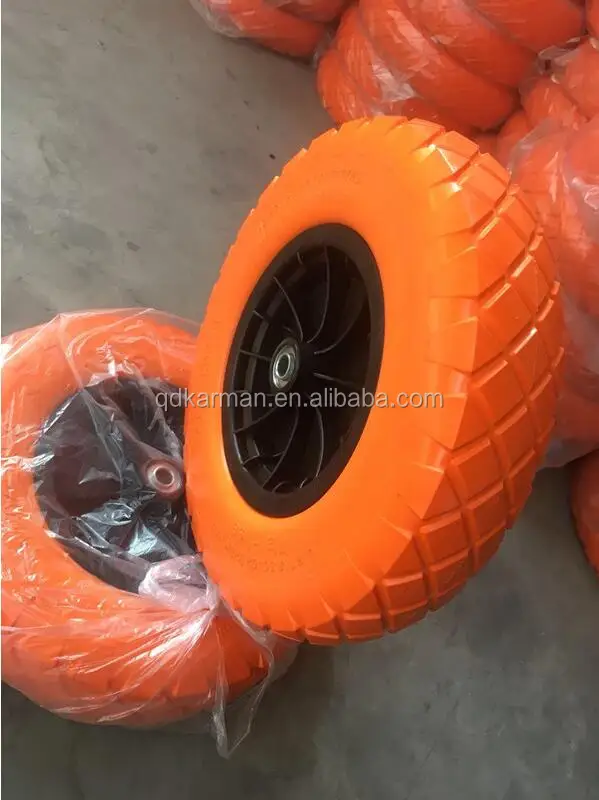 Wheelbarrow Wheels 16" Flatfree Wheel Barrow Flat Free Tire Foamed