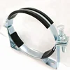 pipe clamp with rubber lining galvanized steel/rubber clip