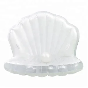 Inflatable Shell Or Seashell Beach Pool Float For Adults Water Swimming Party