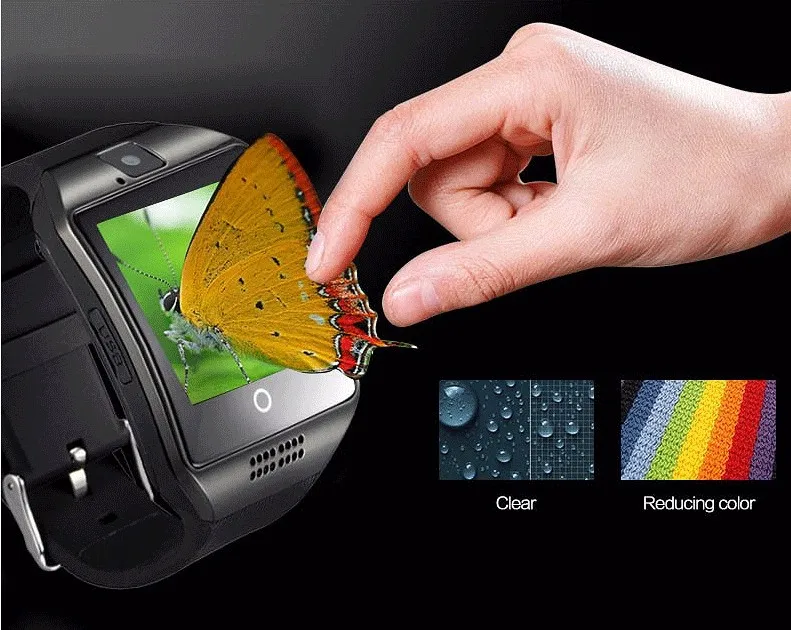 
2020 Hot Sale Smartwatch Q18 Android Smart Watch With SIM Card and Camera Mobile Watch Phone For Samsung Galaxy S8 