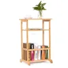 2 Tier Sofa Side Table, Bamboo Telephone/Coffee/End Table/Storage Rack
