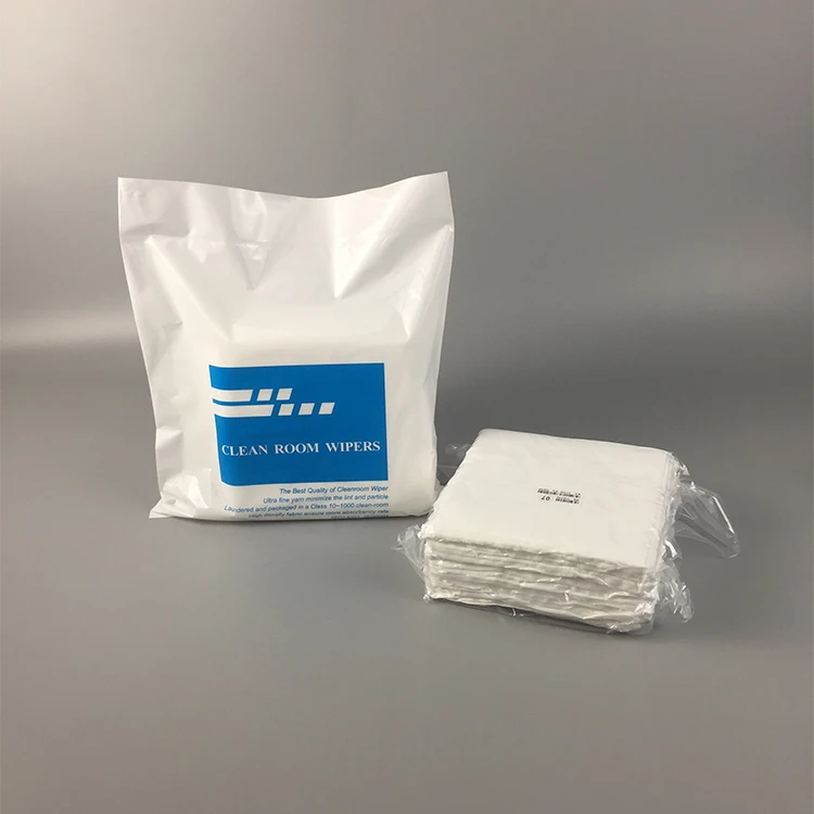 9x9inch Class 1000 Cleanroom Wipe Micro Denier Fiber Wiper Manufacturer ...