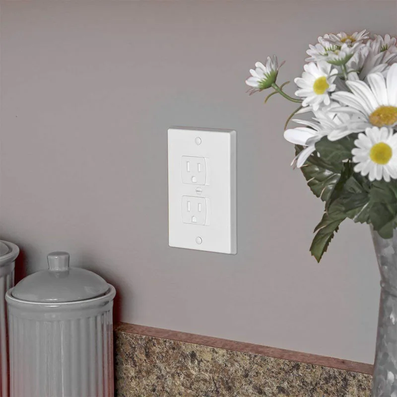thumbnail image 2 of Mommys Helper Safe Plate Electrical Outlet Covers Standard, White 2 of 14