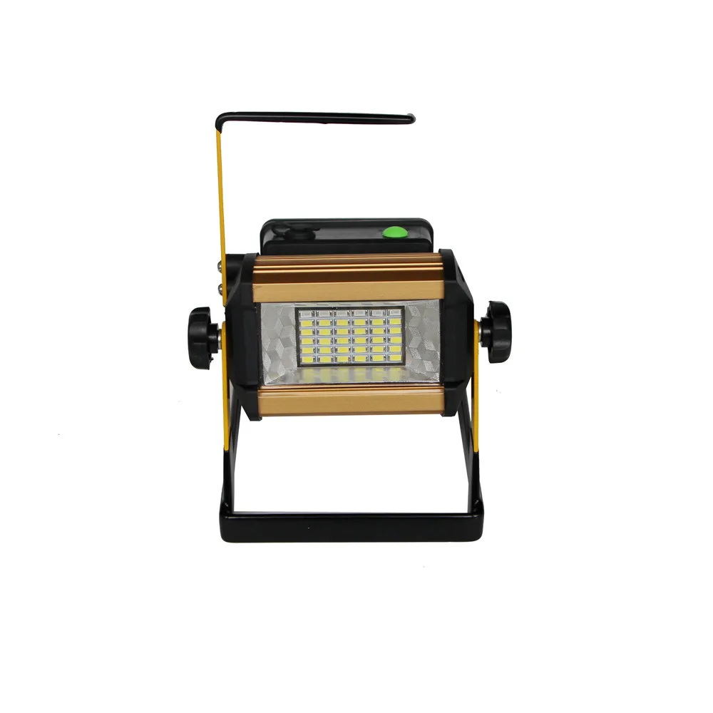 1000LM 3 Modes Portable Cordless 36 LED Lamp 4pcs 18650 Li-ion Battery Operated work light Rechargeable led  Flood Light