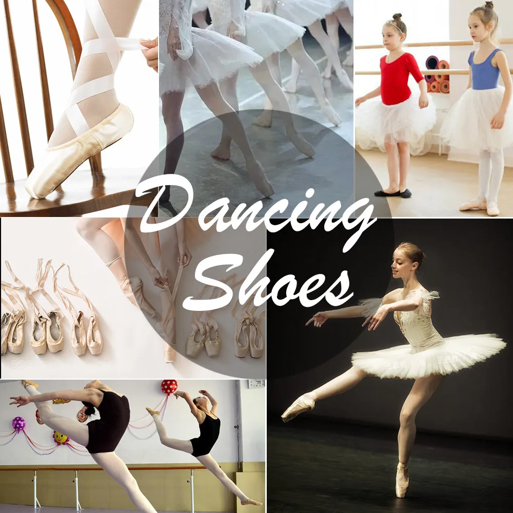 Portable Ballet Barre Shoes For Women Leather Ballet flats Shoes Wholesale Retail