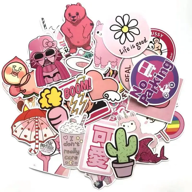 myway动漫botton贴花乙烯基贴纸定制防水模切贴纸定制