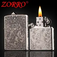 

Zorro New product dragon horse flint kerosene oil metal lighters