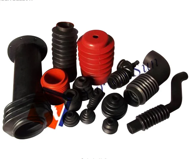 car part customized  rubber cylinder rod accordion bellow