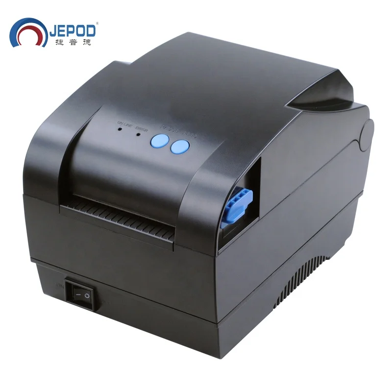 JEPOD XP-365B xprinter 20-80mm thermal receipt printer office use barcode bar code label printer