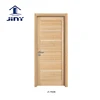 Heavy plank face veneers interior wood door with glass