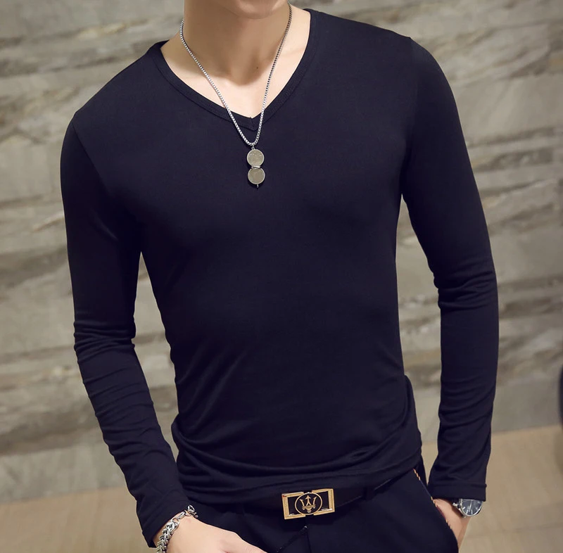 

Autumn Latest Design Casual Style custom long sleeve t shirt,OEM Service Premium men's t shirt