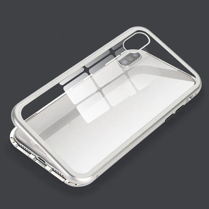 

A009 New Anti-Scratch Metal Waterproof Transparent Magnetic Flexible Design Logo Cell Phone Case For HTC U12 Life, Black;red;silver