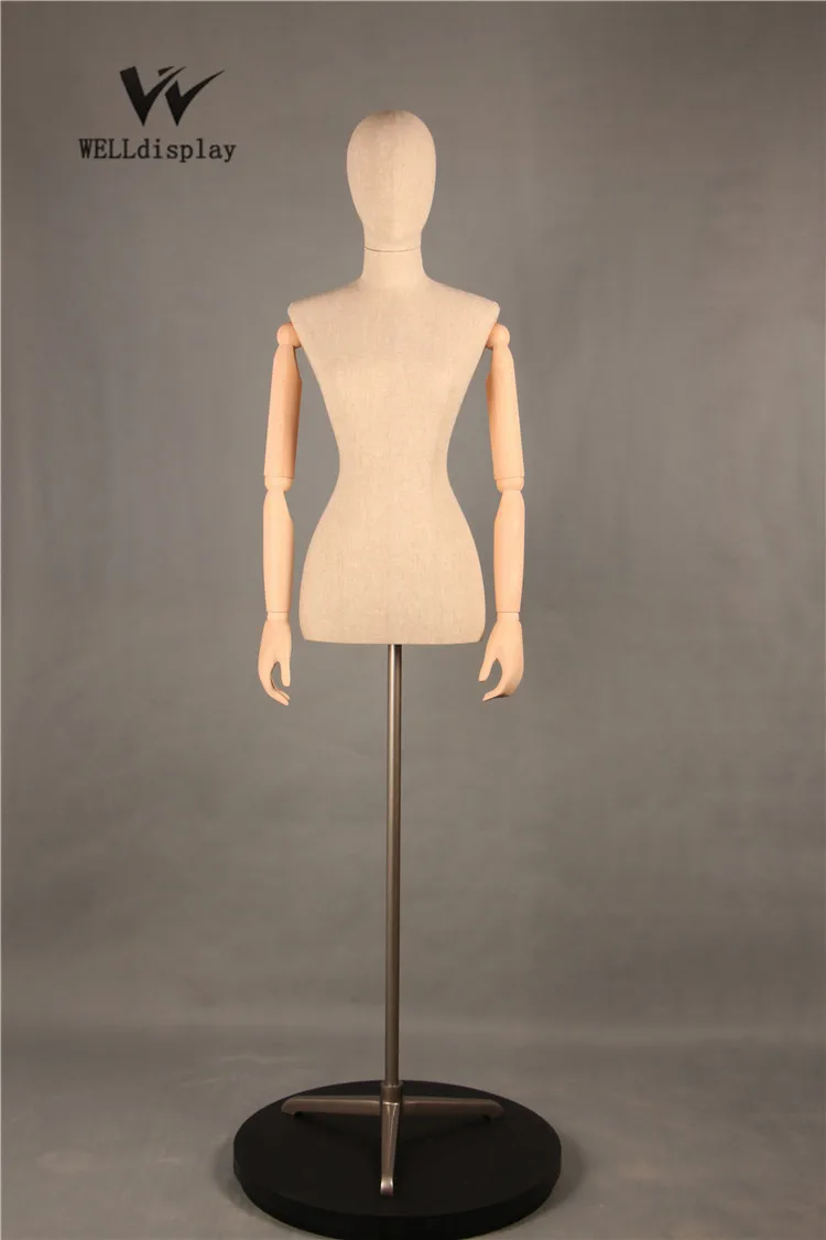 High Grade Foam Upperbody Dressform Sewing Woman Torso Mannequin