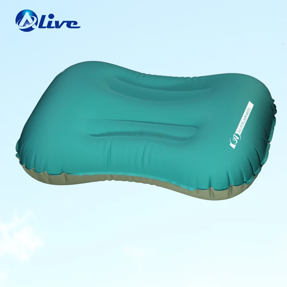 

square shape outdoor inflatable camping travel pillow, Customized color