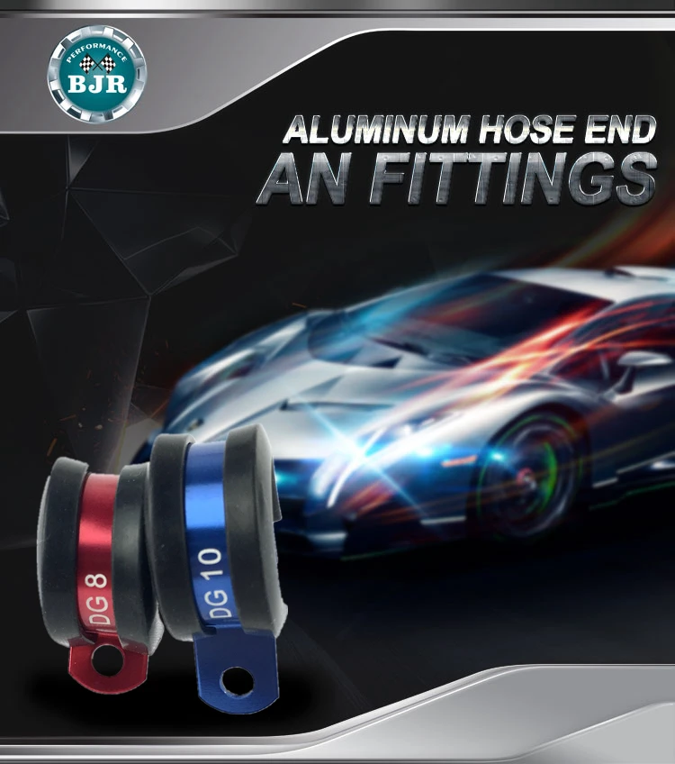 cushioned P type clips fixing hose clamps