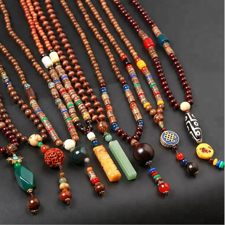 

Byytasbih prayer beads indian coconut shell 8 mm seed bead rosary necklaces