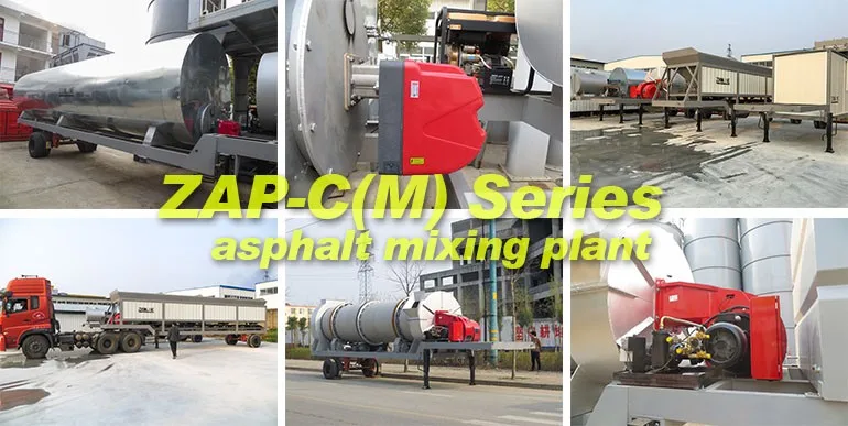mobile asphalt drum mix plant