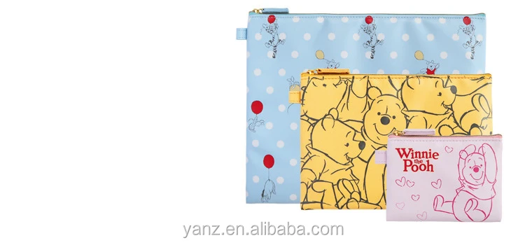genuine disney winnie the pooh colorful 3 in 1 cosmetic bags pu travel storage bag set buy cosmetic bag sets waterproof bag set disney cosmetic bag product on alibaba com