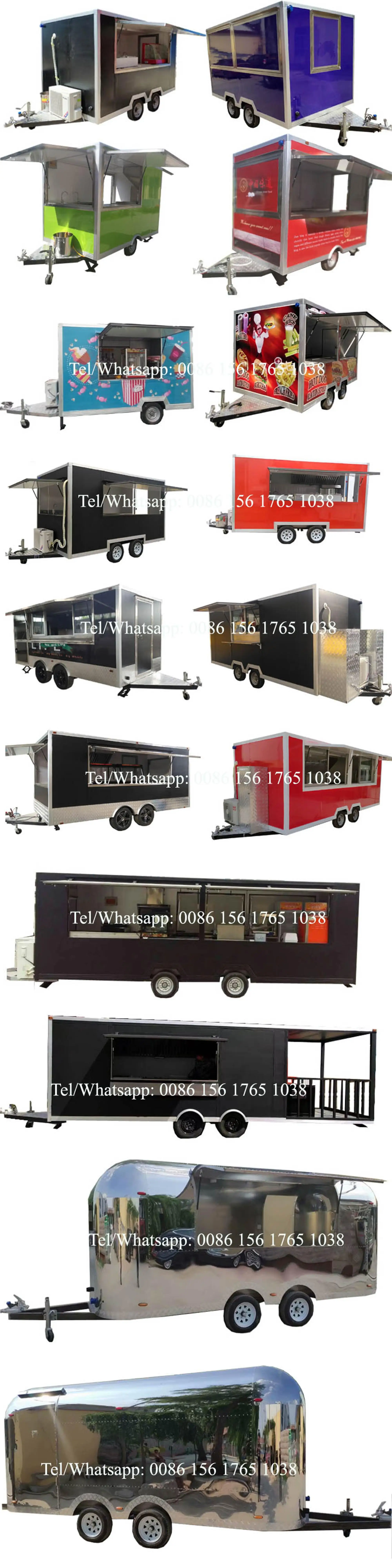 Factory Supply China Mobile Food Cartfryer Food Truck