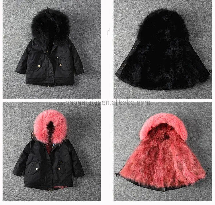 kid fur coats