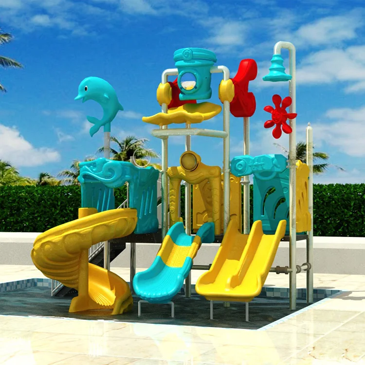 

China manufacture supply water amusement park swimming pool water slide, Customized color