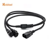 IEC 320 C14 Male Plug to 2XC13 Female Y Type Splitter Power Cord,C14 to 2 x C13 Power Adapter Cable,250V/10A