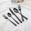 20piece new modern matte black china splendide stainless steel flatware sets