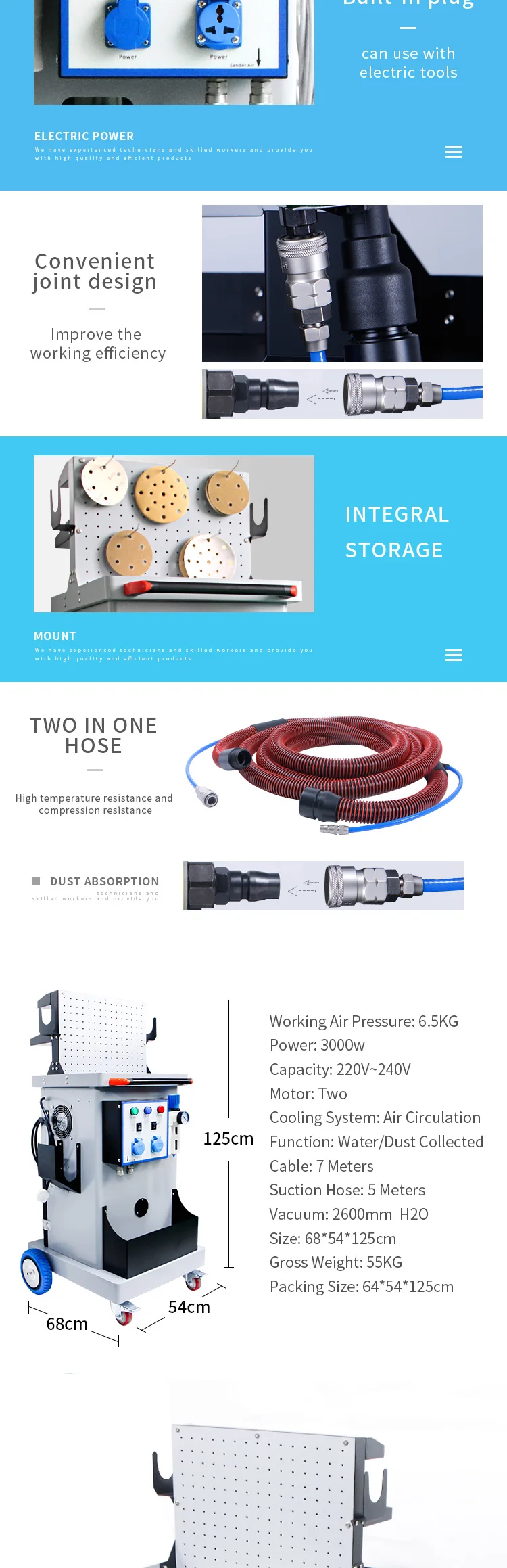 Vehicle Dry Sanding Primer Machine For Car Paint Working