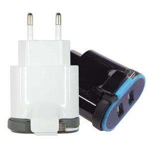 Compact 5V 2.4A Dual USB Travel Charger