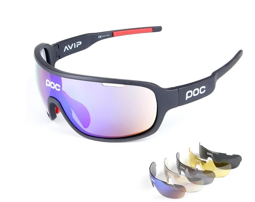 2019 Populární cyklistické brýle POC polarizované sportovní sluneční brýle na koni sluneční brýle Unisex Design cyklistické sluneční brýle rychlá přeprava