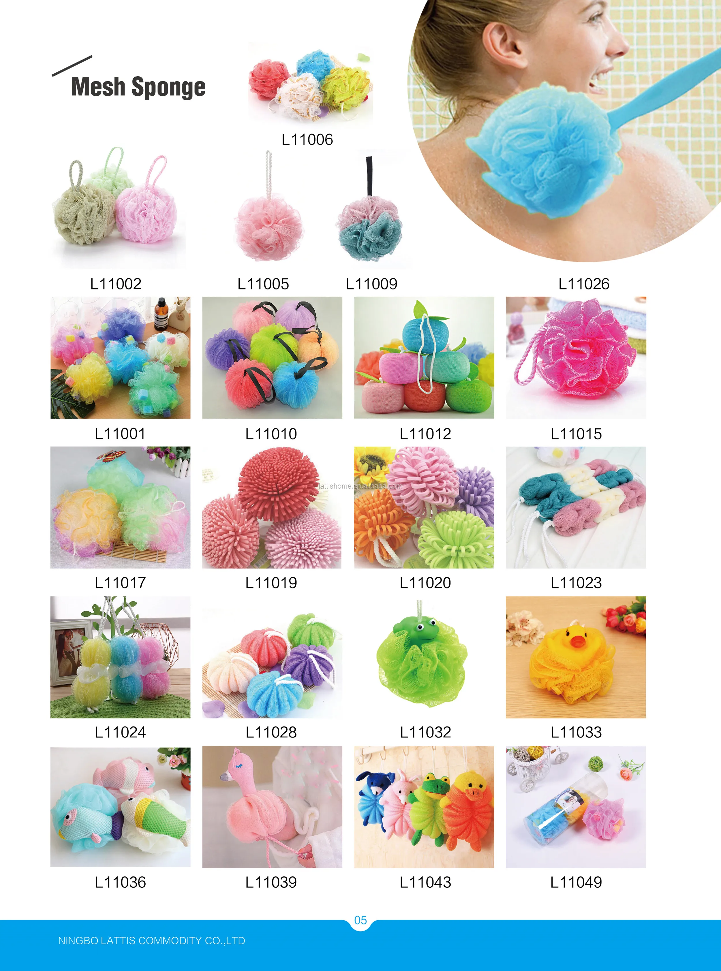 Red Star Sponge / Natural Harmless Star Shape Cellulose Shower Puff