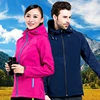 Waterproof Softshell Hiking Jacket Outdoor Sports Waterproof Hiking Coat for Men Women