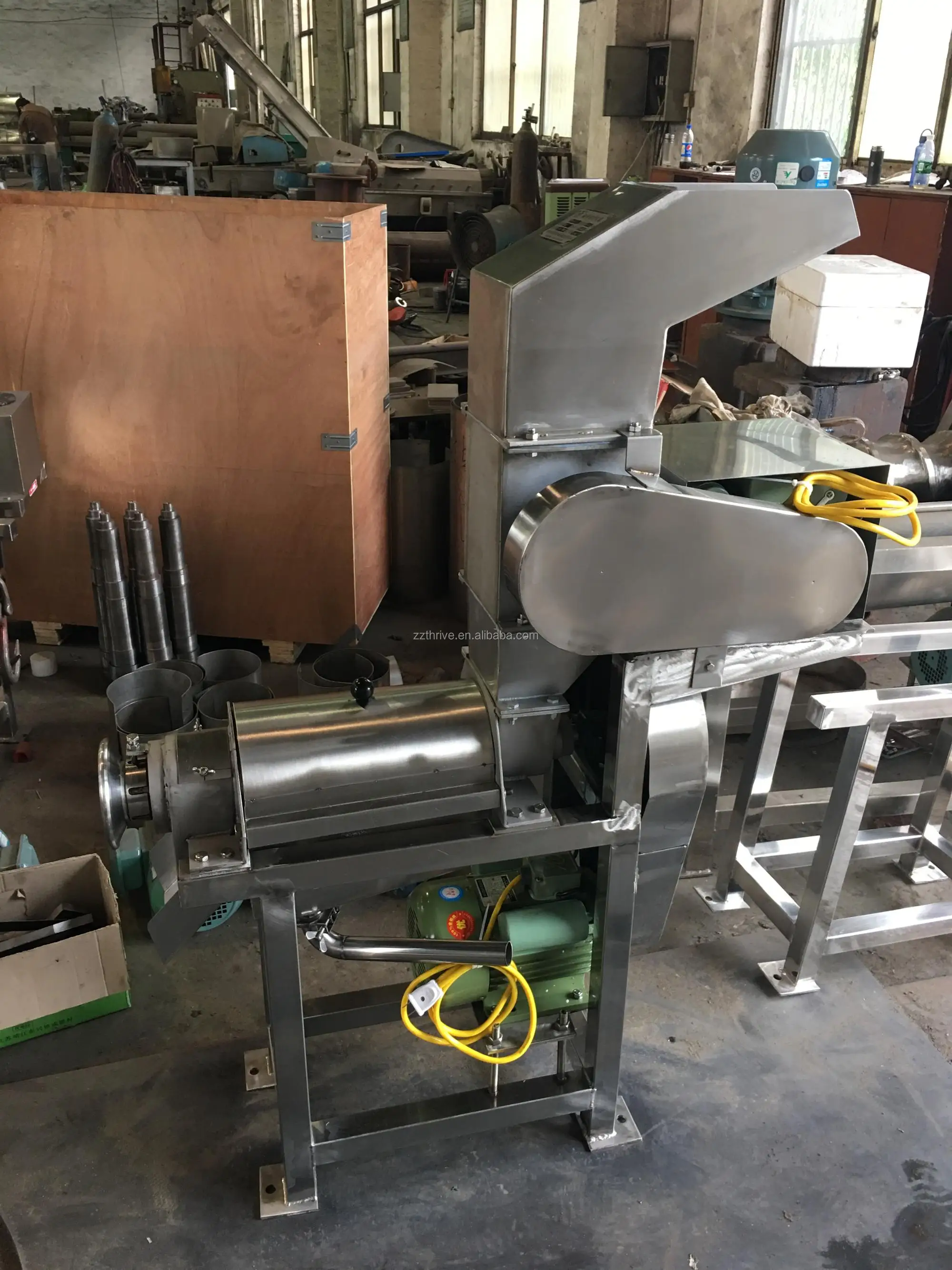 Stainless Steel Commercial Hydraulic Cold Press Fruit Juicer/industrial