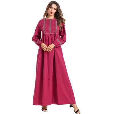 

india latest design casual loose muslim dress