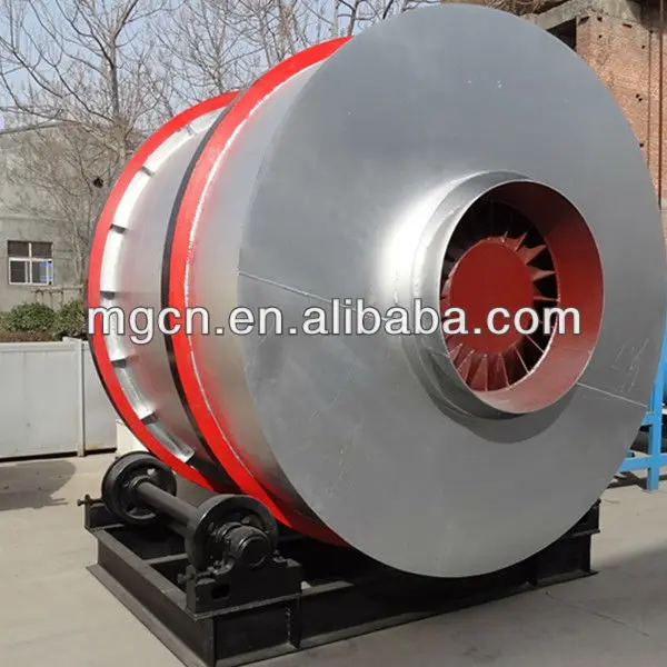 rotary dryer on site