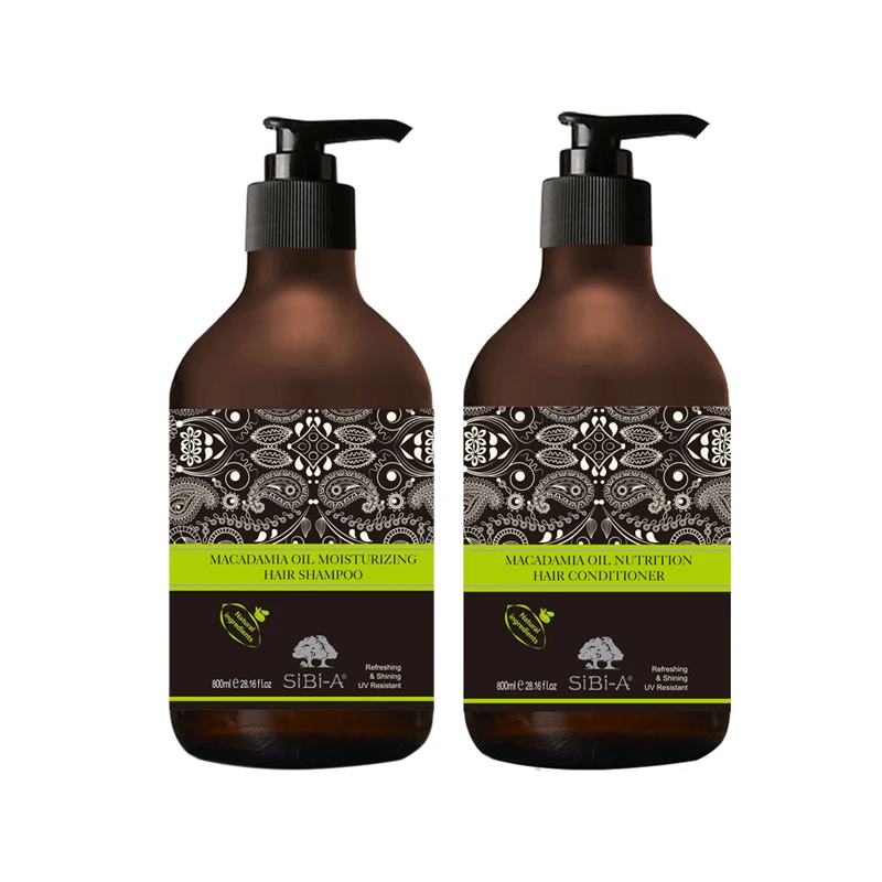 

Bulk Wholesale Cosmetic Organic Macadamia Shampoo And Conditioner For Hair Care