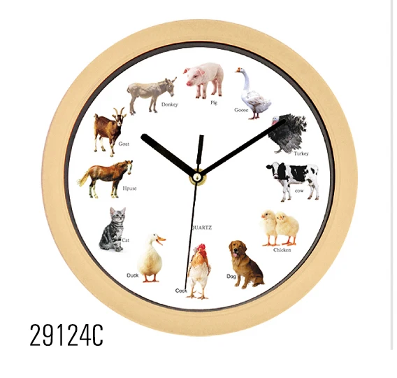 Настенные часы звук. Часы с животными на основе. Японские часы с животными. Часы со звуками животных. Часы 12 коров.