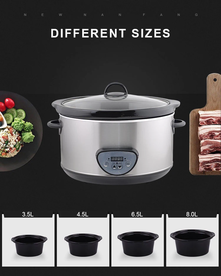 3.5l 200w Stainless Steel Electric Crock Pots And Slow Cookers Buy