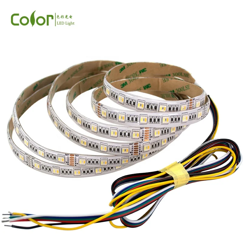 smart 5 in 1SMD led 24v controller control 5050 RGBWW CCT dimmable LED Strip light