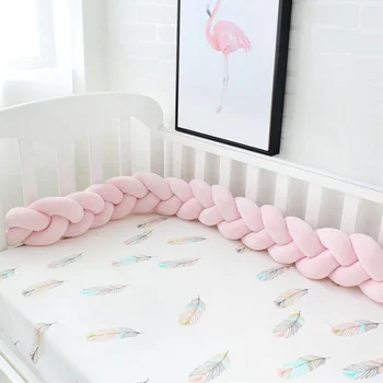 double braided crib bumper